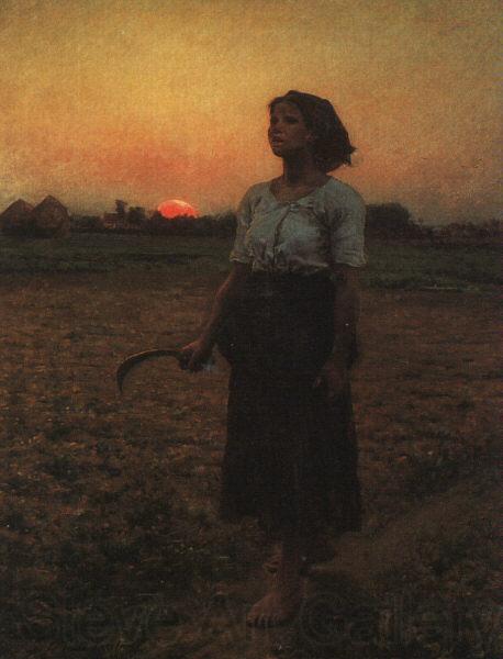 Jules Breton The Song of the Lark France oil painting art